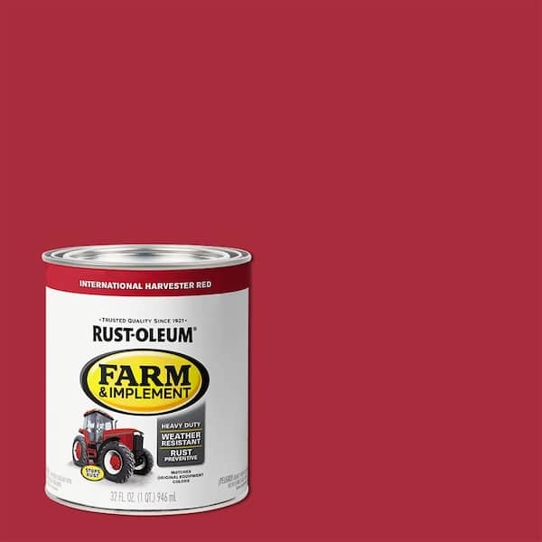 Rust-Oleum 1 qt. Farm & Implement International Harvester Red Gloss Enamel Paint
