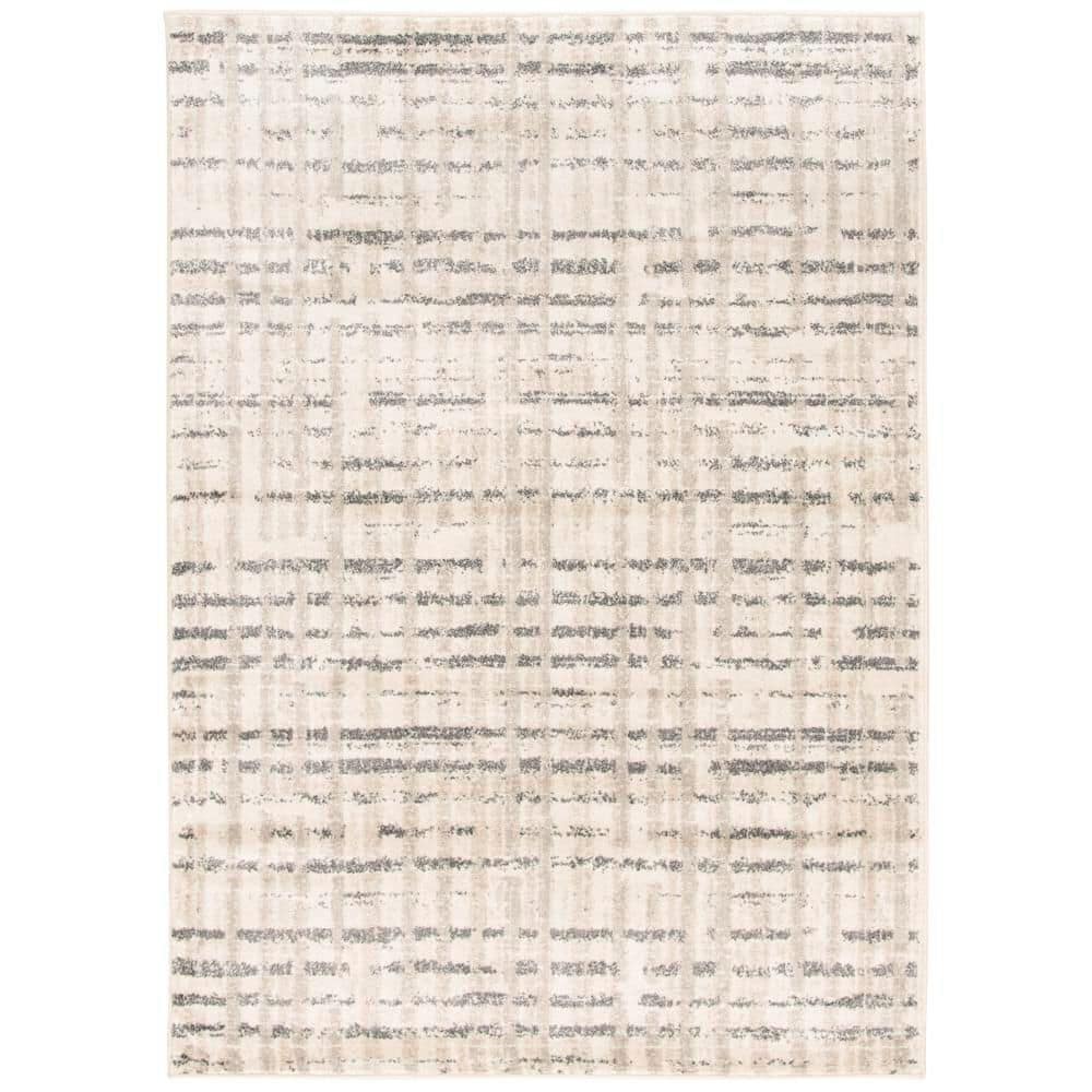 Capri Galinda 5 ft. x 7 ft. Alabaster/Storm Area Rug 1664ALB58HD.150 ...