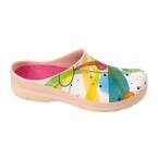 Women's Abstract Picture Clogs - Size 7