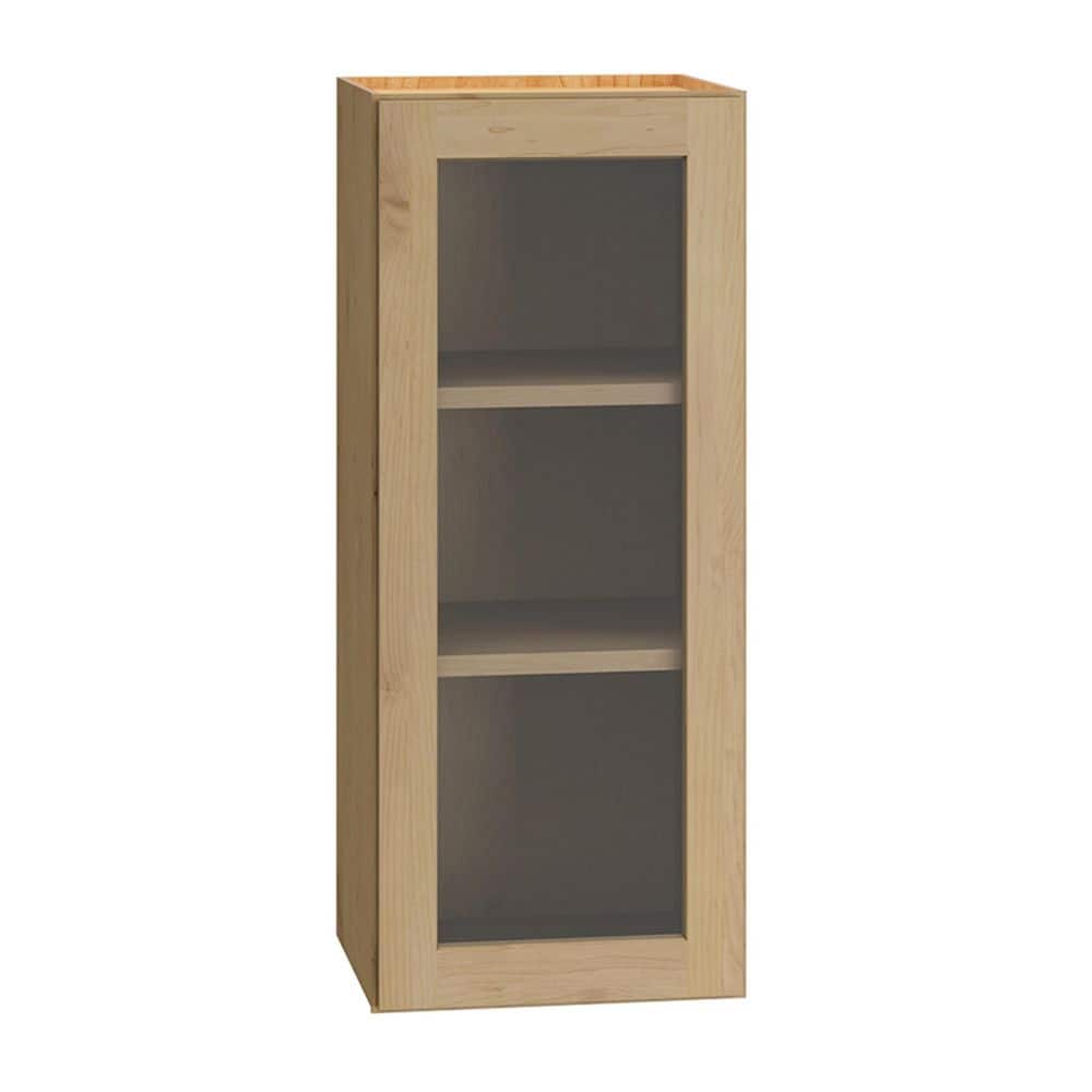 QuickShip Cottage 15 in. W x 12 in. D x 36 in. H Assembled Plywood Cut for Glass Specialty Wall Cabinet in Canopy price history on PriceWatchPro