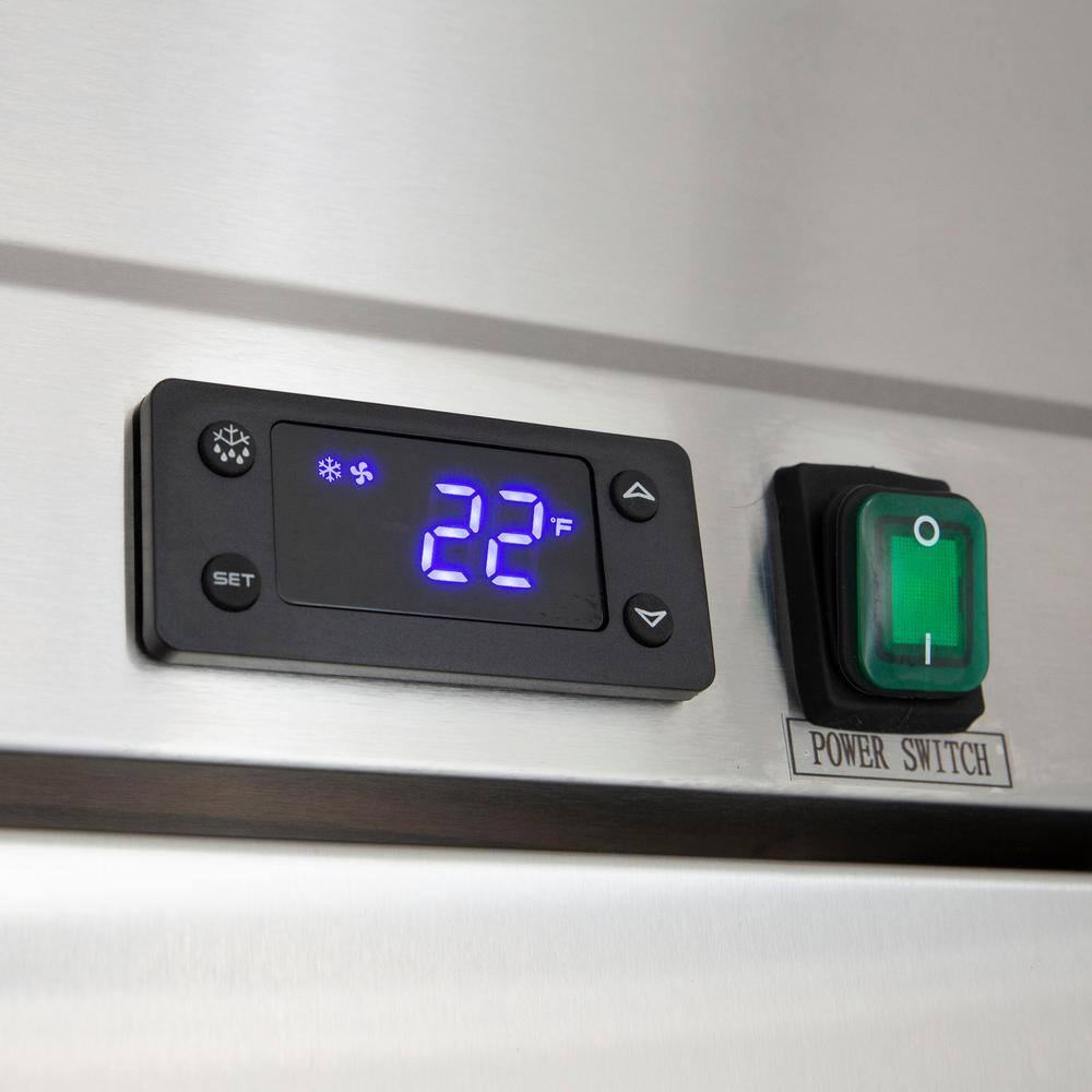Maxx Cold Stainless Steel Commercial Reach-In Refrigerator