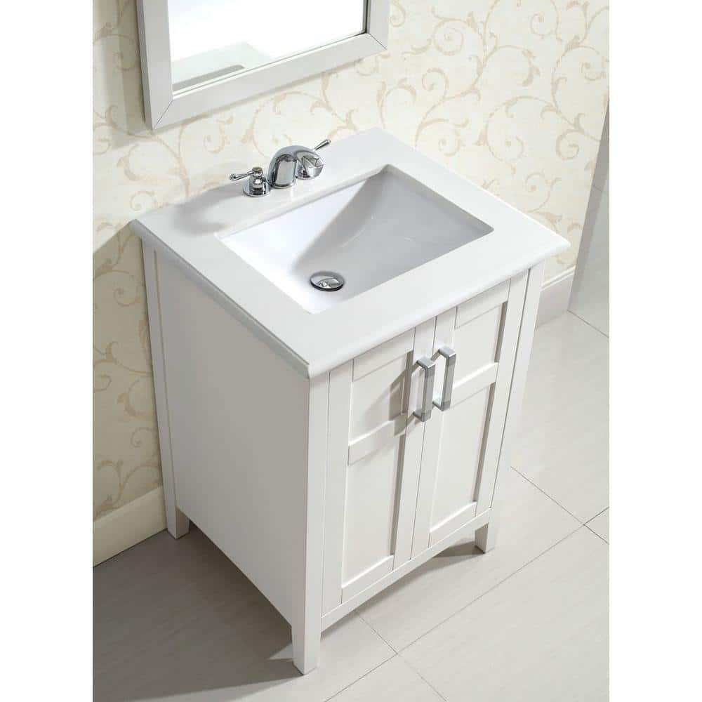 Simpli Home Chelsea 60 Inch Contemporary Bath Vanity In Soft White With White Engineered Quartz Marble Top Tools Home Improvement Bathroom Sink Vanities Accessories Guardebemcom