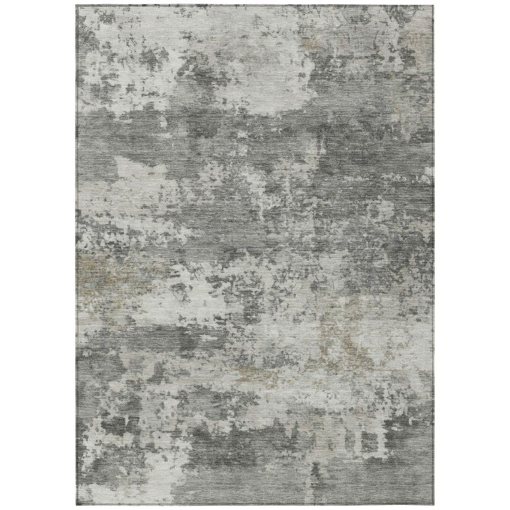 Chantille Machine Washable Indoor/Outdoor Abstract ACN2366 Pewter 10 ft. x 14 ft. Area Rug price history on PriceWatchPro