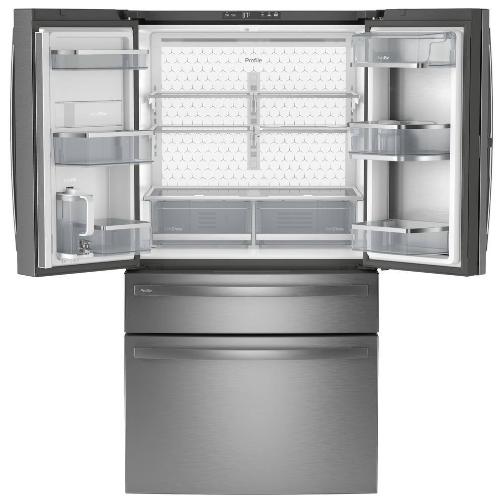 Stainless Steel Smart French Door Refrigerator with Ice Maker
