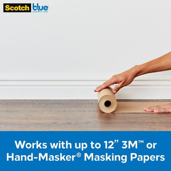 3M ScotchBlue Masking Paper and Painter's Tape Dispenser, Fits 12