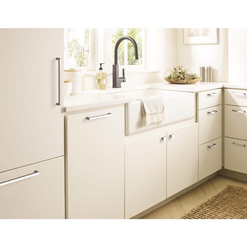 Polished Chrome 8-13/16 Inch Modern Cabinet Drawer Pull