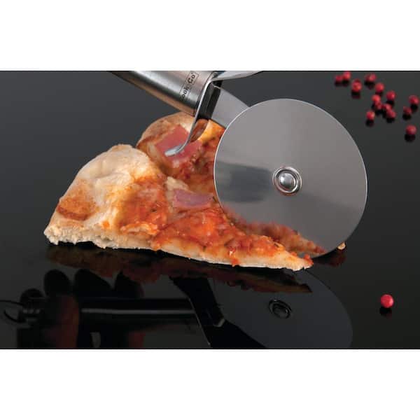 Cook With Color Pizza Cutter Wheel with Soft Silicone Grip Handle, Gray 