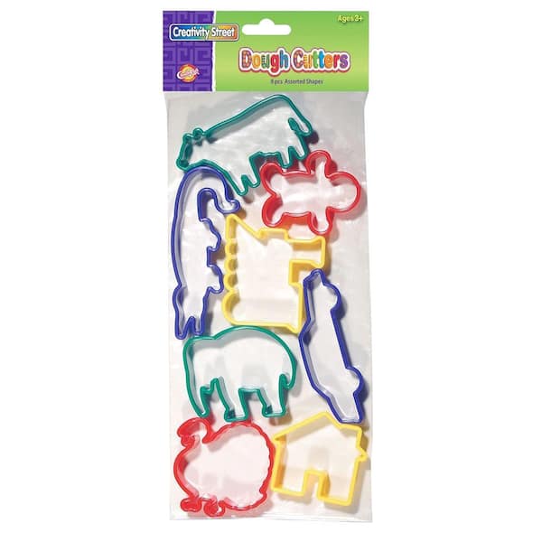 Chenille Kraft Animal Shapes Dough Cutters Assorted - Plastic 8-Piece