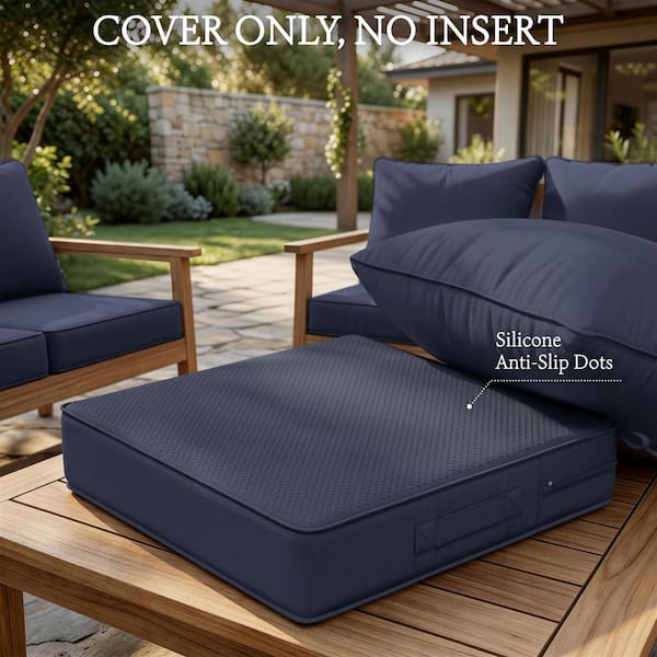 WNP 19 in. x 19 in. Slipcover Replacement Outdoor Waterproof Seat