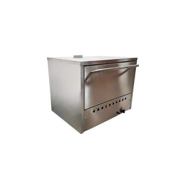 Elite Kitchen Supply 31.5 in. Commercial NSF LP NG Pizza Deck Oven Commercial Cake Bread EO31P Stainless Steel