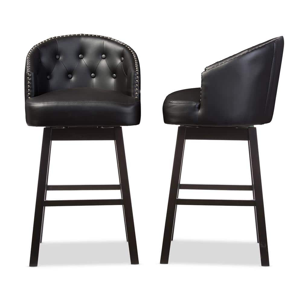 Black Leather Bar Stool Don t miss out | stoolz