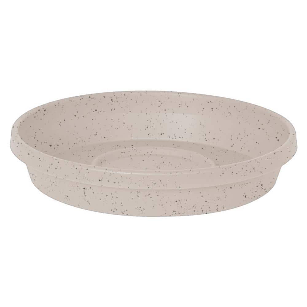 Terra 17 in. Vanilla Bean Plastic Plant Saucer Tray price history on PriceWatchPro