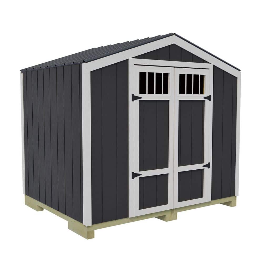 RapidShed 8 ft. W x 6 ft. D Wood Shed Kit with Quick Build Panelized Design and Double Transom Doors (48 sq. ft. ) price history on PriceWatchPro