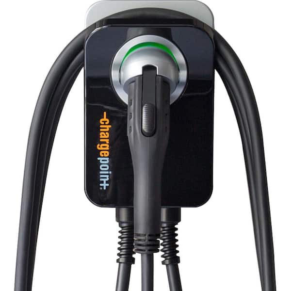 ChargePoint Home Electric Vehicle Charger Wi-Fi Enabled 18 ft. Cord 32 Amp Plug-In Station Indoor Install