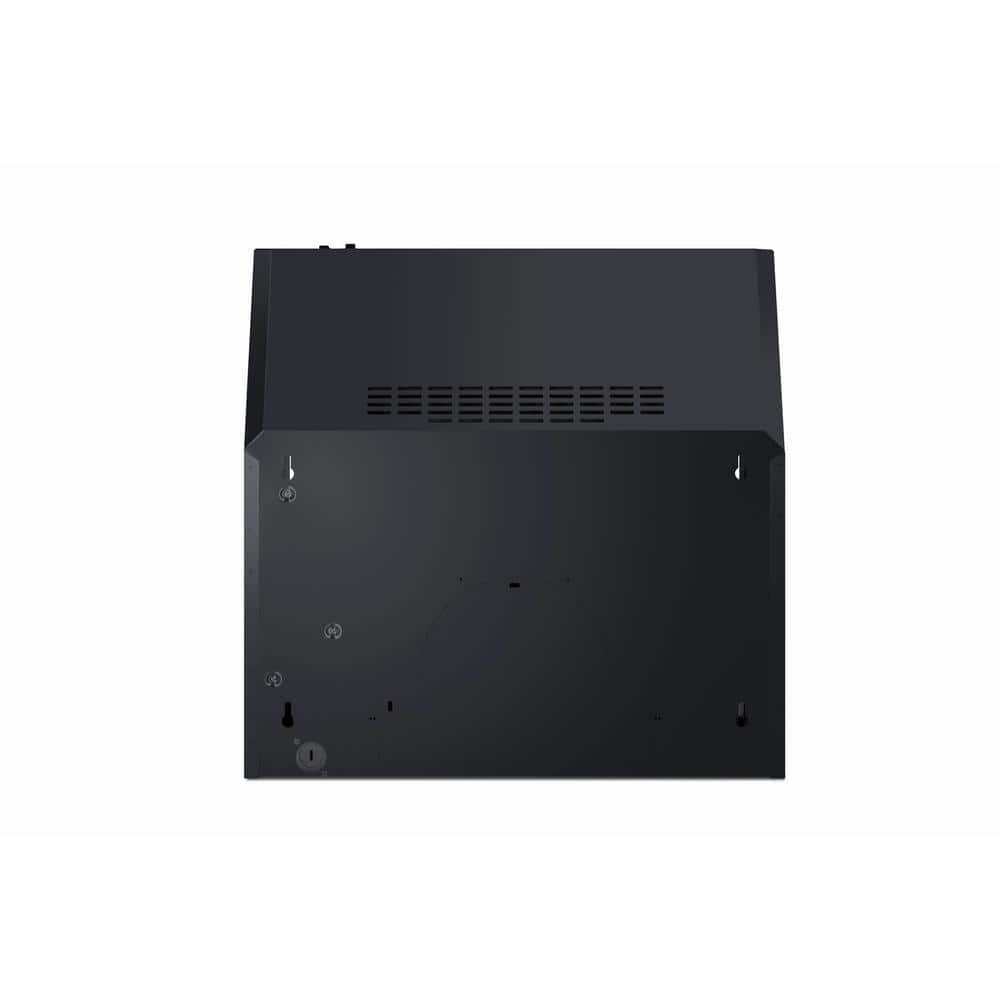 Summit 20" Black Stainless Steel Convertible Under Cabinet Range Hood