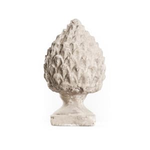 Artichoke Terracotta with Distressed Off-White Finish Small