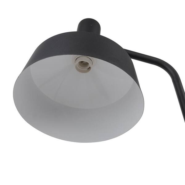Decor Therapy Reynold 63 In Matte Black Pharmacy Floor Lamp With Metal Shade Pl4562 Pharmacy Floor Lamp With Metal Shade, Matte Black Pharmacy Floor Lamp