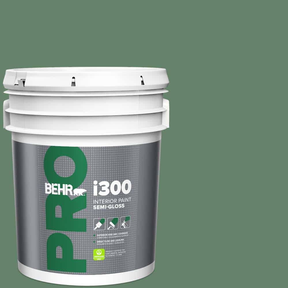 5 gal. #BIC-55 Garden Greenery Semi-Gloss Interior Paint price history on PriceWatchPro