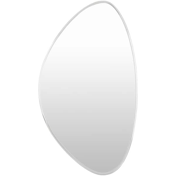Unbranded Amelie 45 in. H x 24 in. W Clear Framed Decorative Mirror