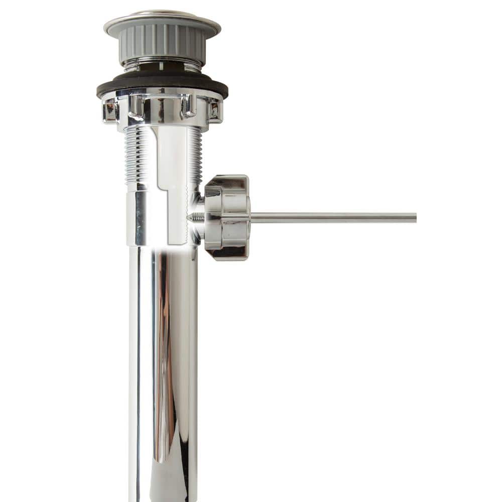 Chrome Pop-Up Drain Kit with Magnetic Stopper
