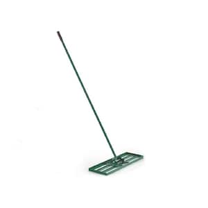 67 in. Metal Outdoor Lawn Leveling Rake for Garden, Golf Lawn and Farm