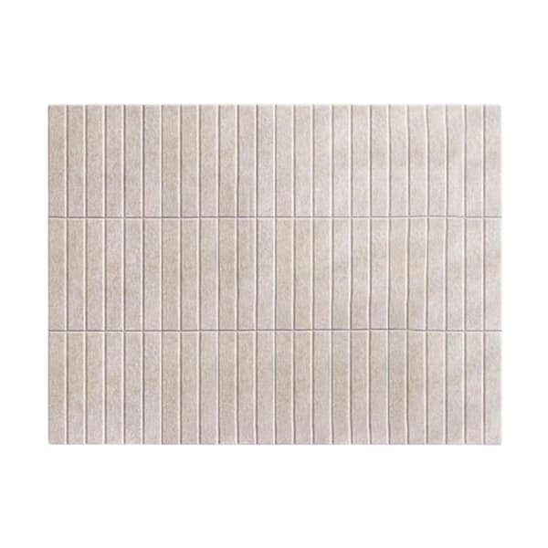 6-Pack Large Felt Cork Bulletin Board 36 x 24 Decorative Wall Panel Tiles with 50 Pushpins Beige 6 Sheets