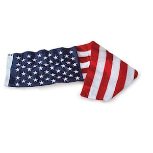 United States 4 ft. x 6 ft. Embroidered Nylon American Flag