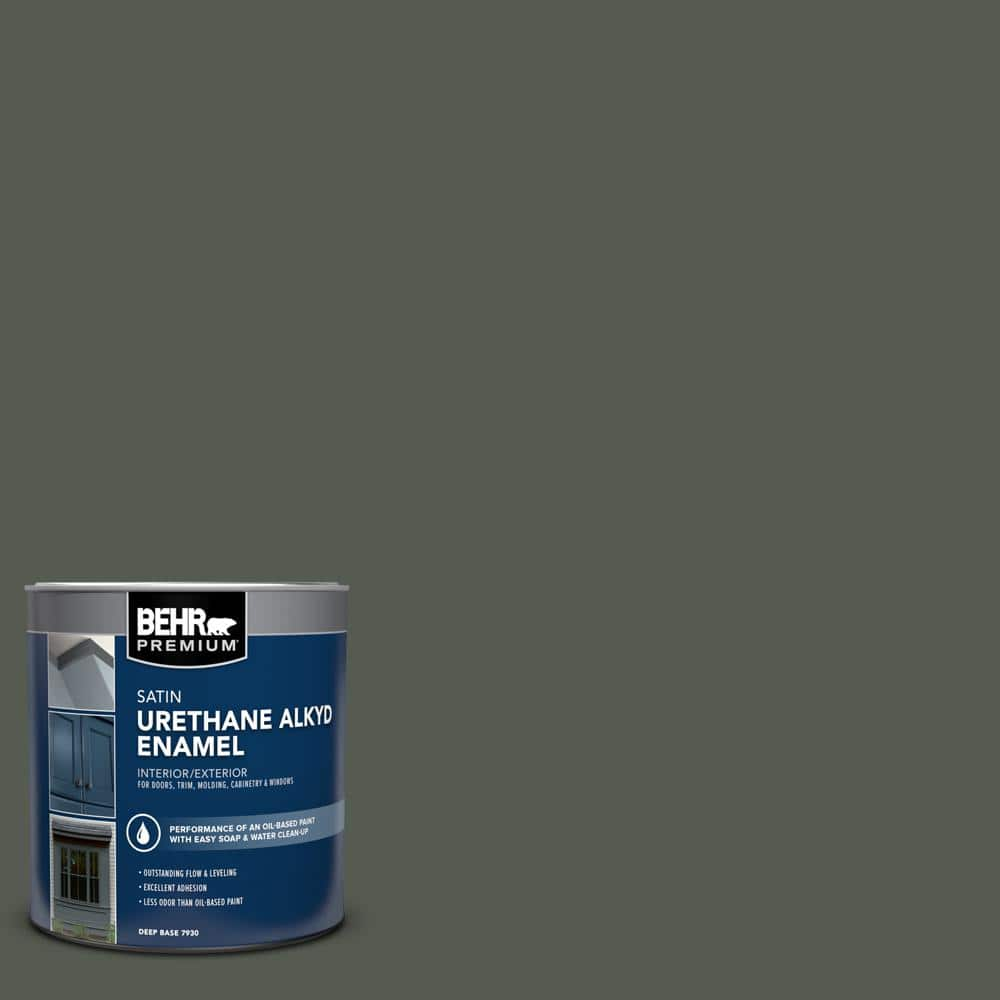 Have a question about BEHR PREMIUM 1 gal. #N180-3 Race Track Urethane Alkyd  Satin Enamel Interior/Exterior Paint? - Pg 4 - The Home Depot