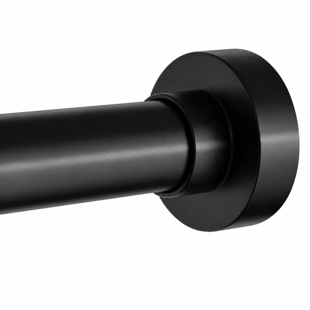 Matte Black Metal Adjustable Tension Shower Curtain Rod for Bathroom and Window 34 in. to 66 in. Easy Install price history on PriceWatchPro