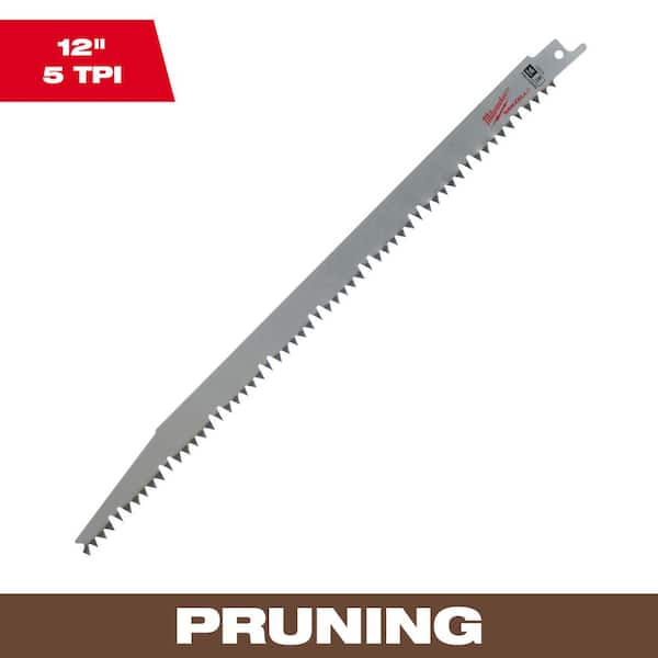 Milwaukee 12 in. 5 TPI Pruning SAWZALL Reciprocating Saw Blade (1-Pack)