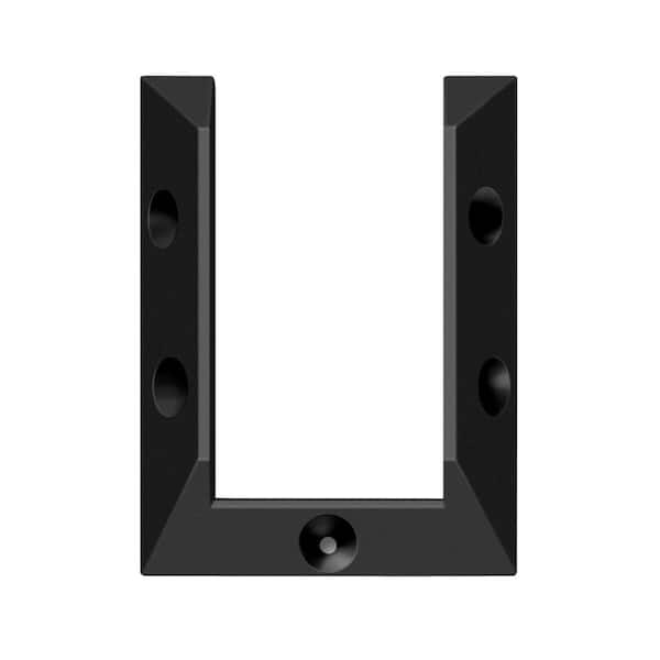 Black Rail Connector Bracket (4-Pack)