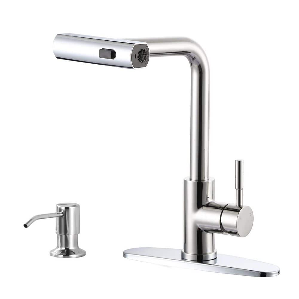 ANiFLUX 3 Modes Single Handle Pull down Sprayer Kitchen Faucet