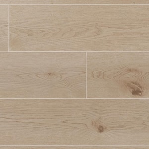 Hemlock Natural Pale 7.71 in. x 47.04 in. Wood Look Matte Porcelain Floor and Wall Tile (15.49 sq. ft./Case)