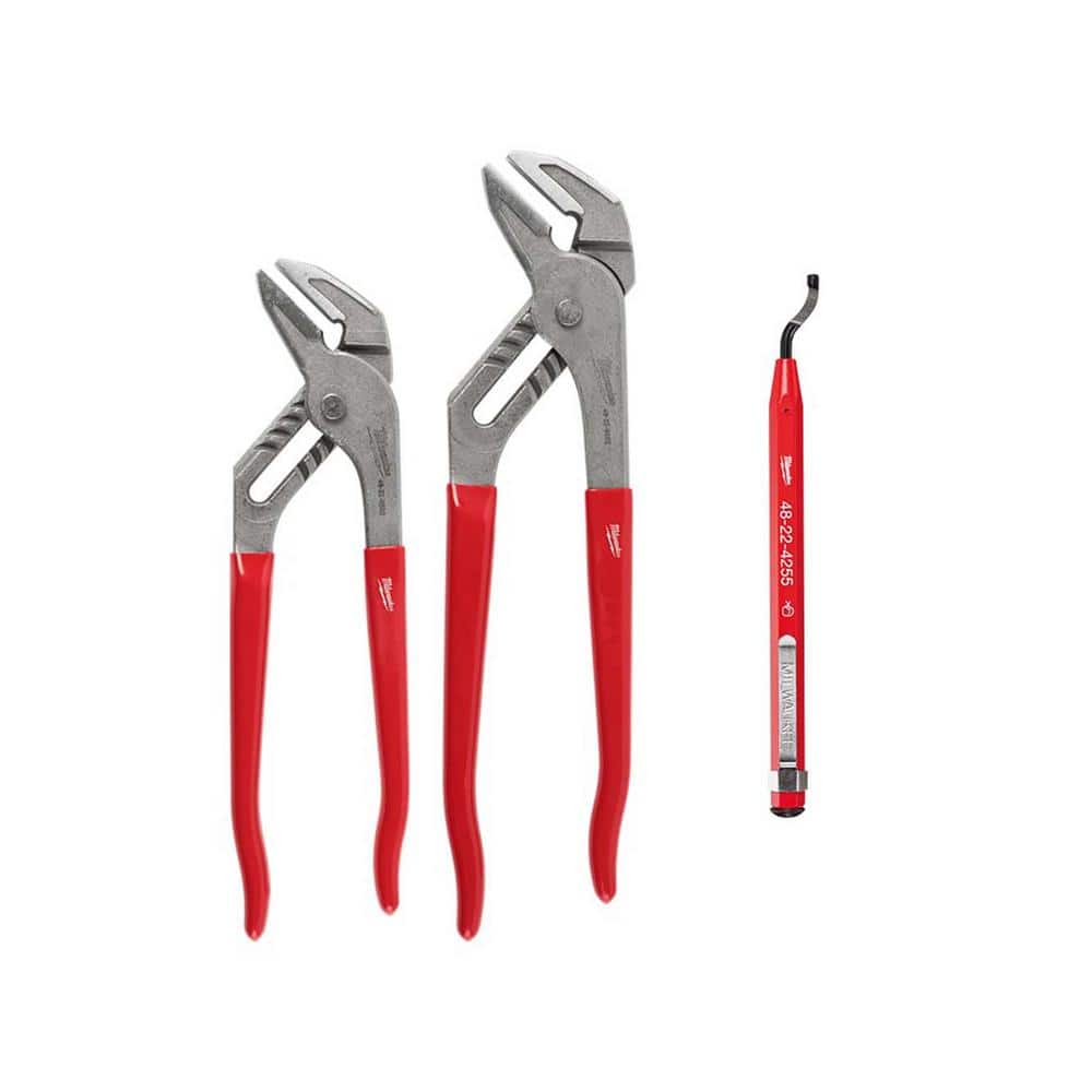 10 in. and 12 in. Smooth Jaw Pliers Set with Reaming Pen (3-Piece) price history on PriceWatchPro