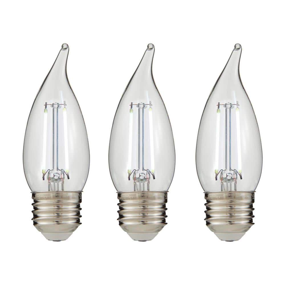 40-Watt Equivalent BA11 Dimmable Edison LED Light Bulb Daylight (3-Pack) price history on PriceWatchPro