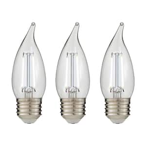 40-Watt Equivalent BA11 Dimmable Edison LED Light Bulb Daylight (3-Pack)