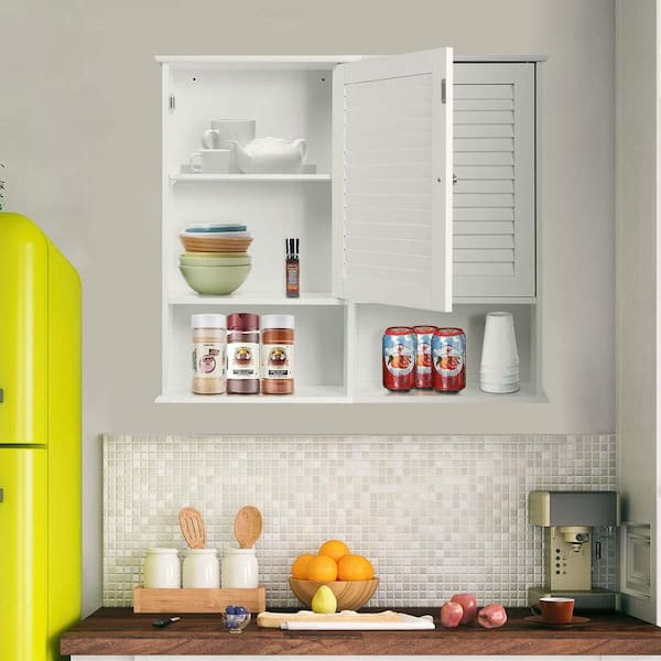 Bathroom Storage Tower Kitchen Storage Wall Rack