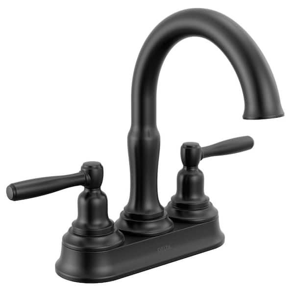 Delta Greydon 4 in. Centerset Double Handle Bathroom Faucet in