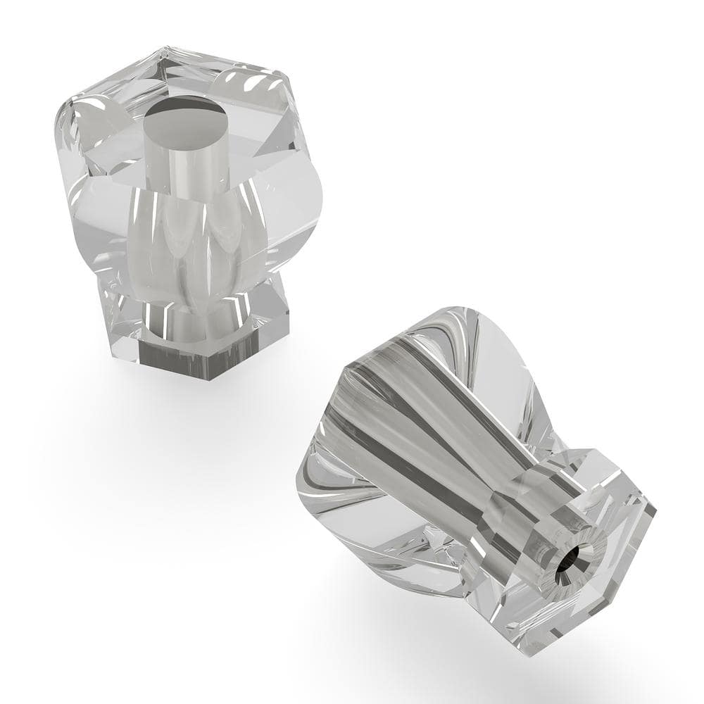 Crystal Palace 1-3/16 in. Dia Crysacrylic with Polished Nickel Finish Cabinet Knob (10-Pack) price history on PriceWatchPro