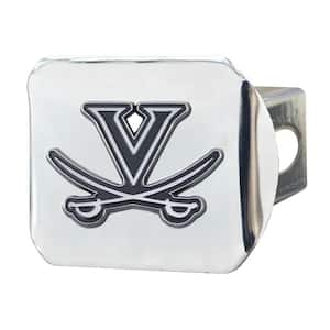 NCAA University of Virginia 2 in. Type III Chrome Hitch Cover with Chrome Emblem