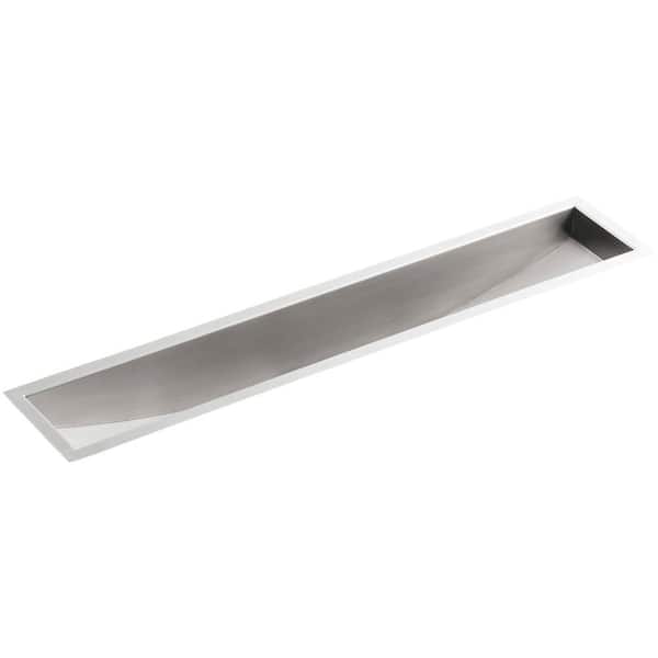 Undertone Stainless Steel 43 in. Single Bowl Undermount Kitchen Sink
