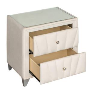 light beige nightstand