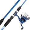Green 6 ft. Fiberglass Fishing Rod and Reel Combo - Portable 2-Piece Pole  with 2000 Aluminum Spinning Reel 605972QJV - The Home Depot