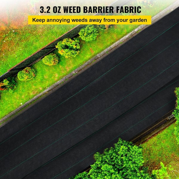 VEVOR Weed Barrier Landscape Fabric, 6 x 250 ft, 4.1 Oz Premium