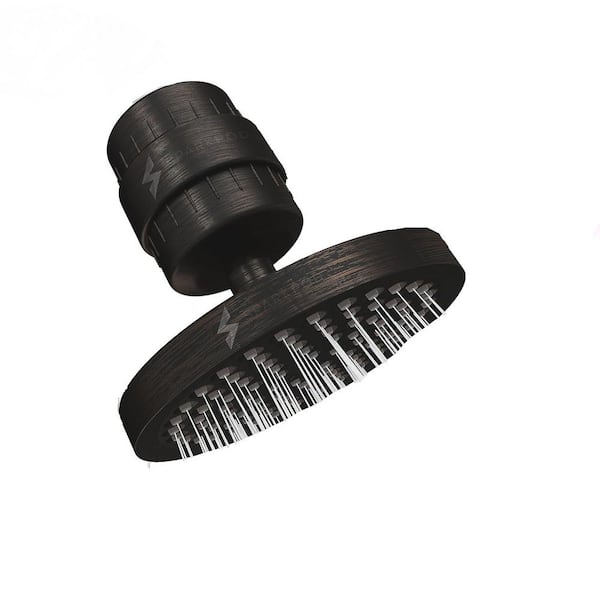 6 in. Round 23-Stage Shower Filter Head with Water Filter Cartridge Reduces Chlorine High Pressure in Bronze