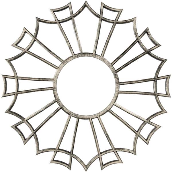 Ekena Millwork 1 in. x 40 in. x 40 in. Augustus Architectural Grade PVC Peirced Ceiling Medallion