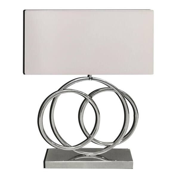 Renwil Oulu 22.5 in. Polished Steel Table Lamp