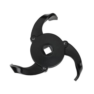 Bi-Directional 3/8 in. sq. Drive 3-Jaw Oil Filter Wrench 2-1/4 in. to 3-3/4 in.