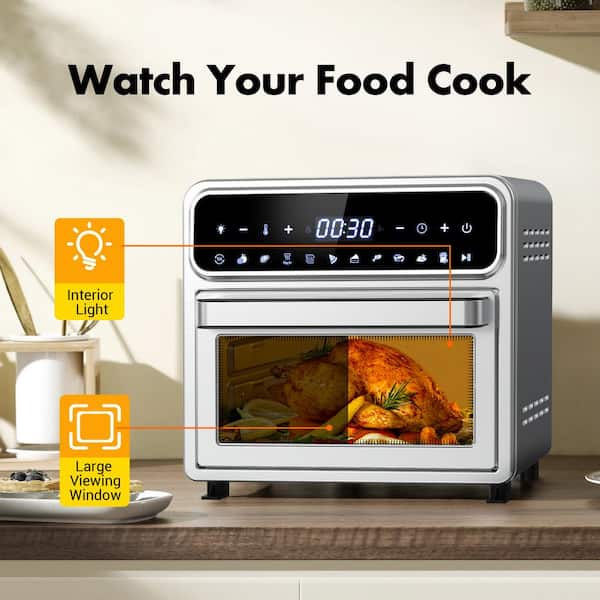 Gilati 12-Function-in-1 15 qt. Stainless Steel Countertop Air  display picture 1
