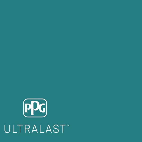 PPG UltraLast 1 qt. #PPG1147-6 Jade Jewel Matte Interior Paint and Primer